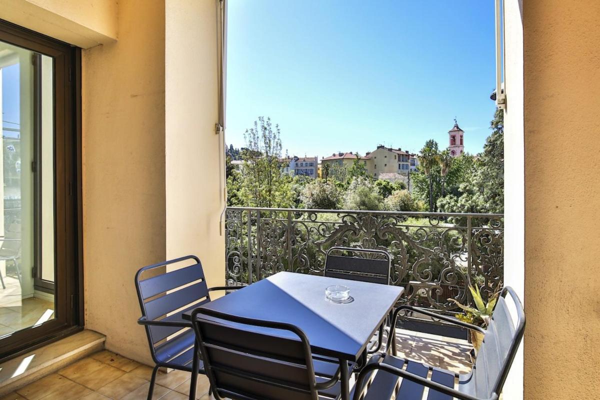 Balcon vue Coulée Verte. Luxe Plein cœur de Niza Exterior foto