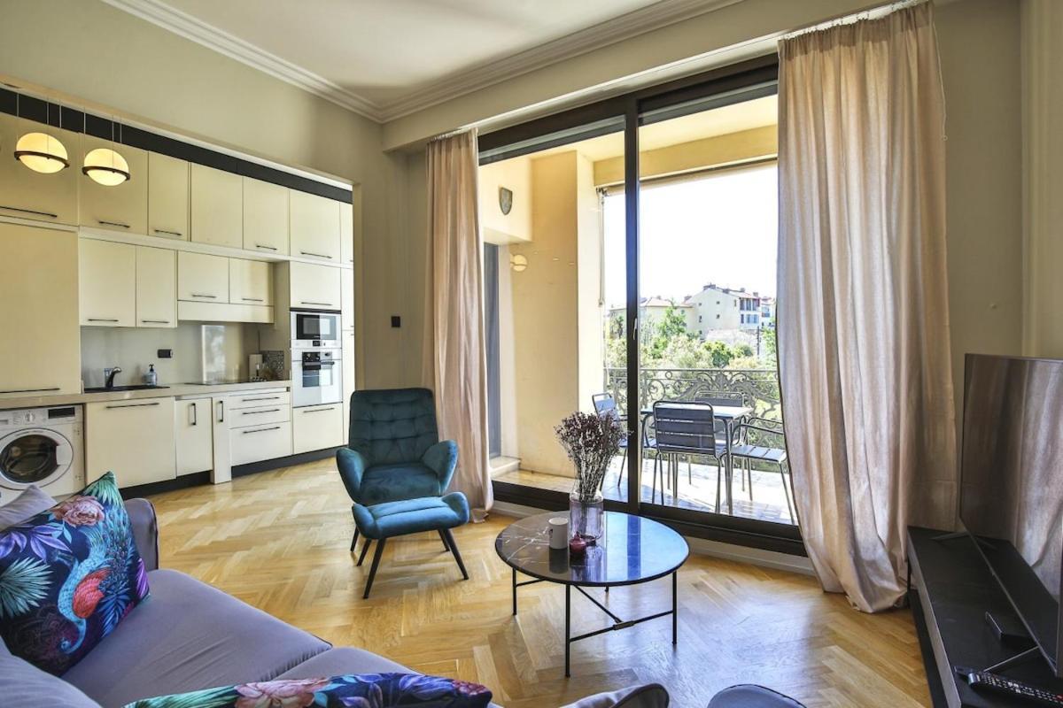 Balcon vue Coulée Verte. Luxe Plein cœur de Niza Exterior foto