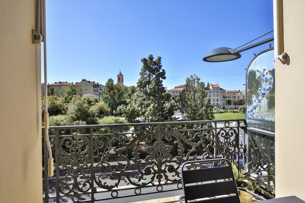 Balcon vue Coulée Verte. Luxe Plein cœur de Niza Exterior foto